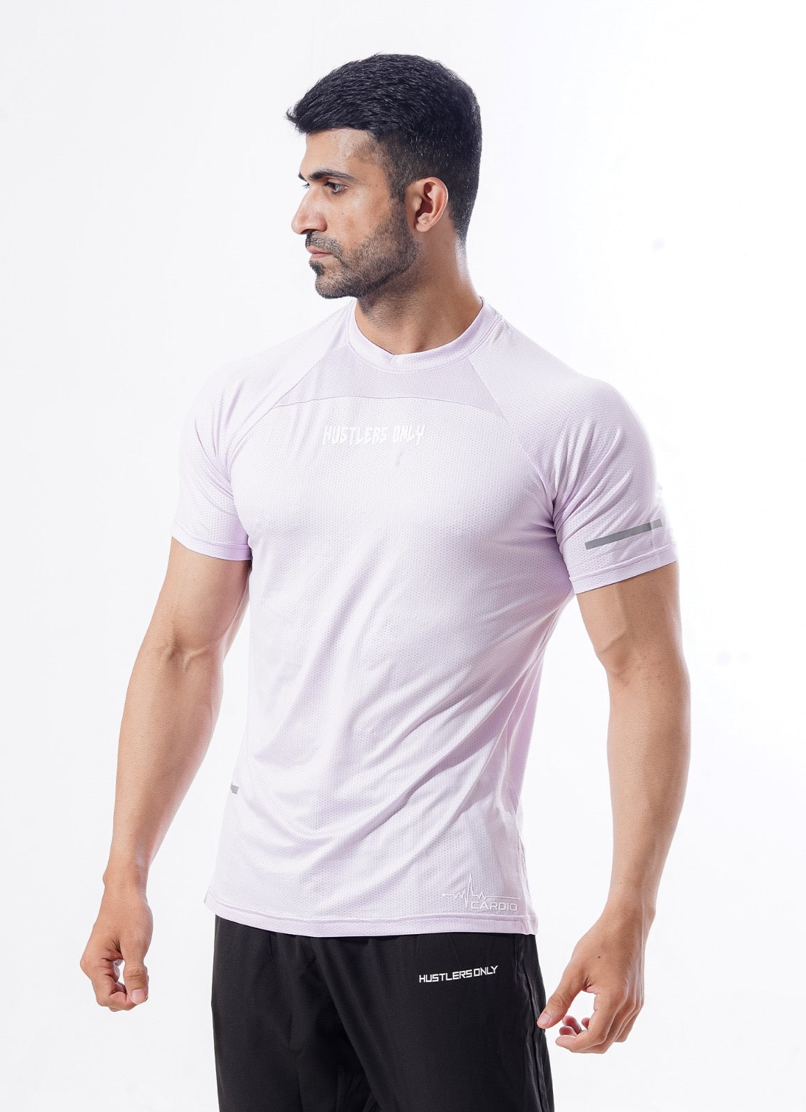 Lavender Crest Cardio T-shirt For Men | HustlersOnlyPK