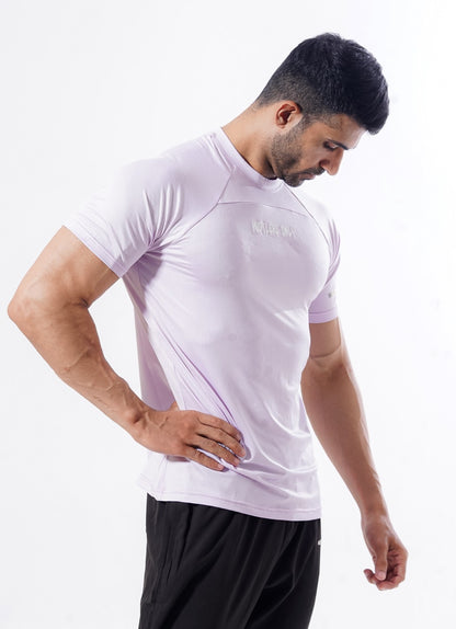Lavender Crest Cardio T-shirt For Workout | HustlersOnlyPK