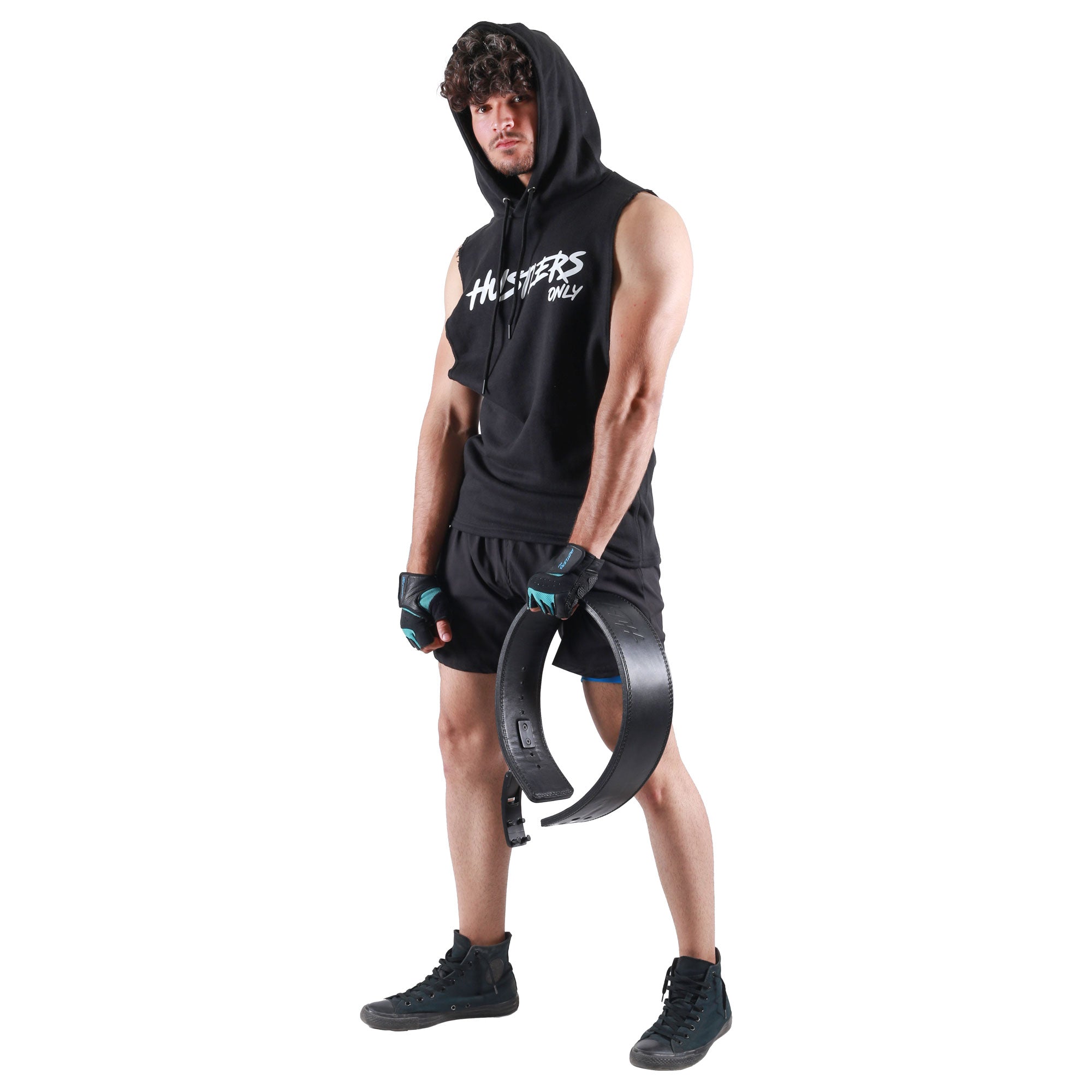 Critical Sleeveless Hoodie Black for Mens | HustlersOnlyPK
