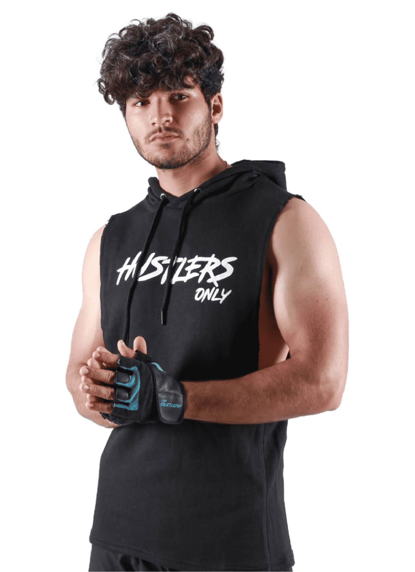 Critical Sleeveless Hoodie Black for Mens | HustlersOnlyPK