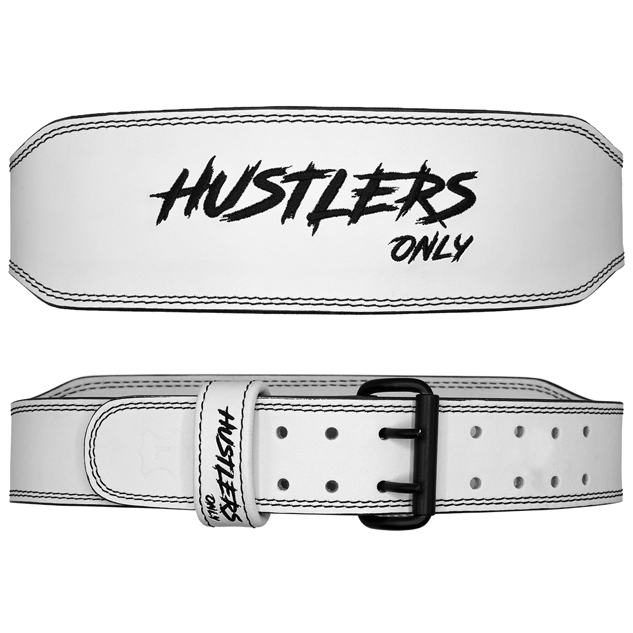 Weightlifting Prong Belt - White