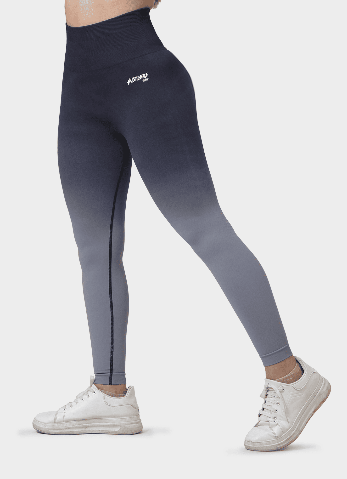  Grey Dip Dye Seamless Leggings for Gym | HustlersOnlyPK