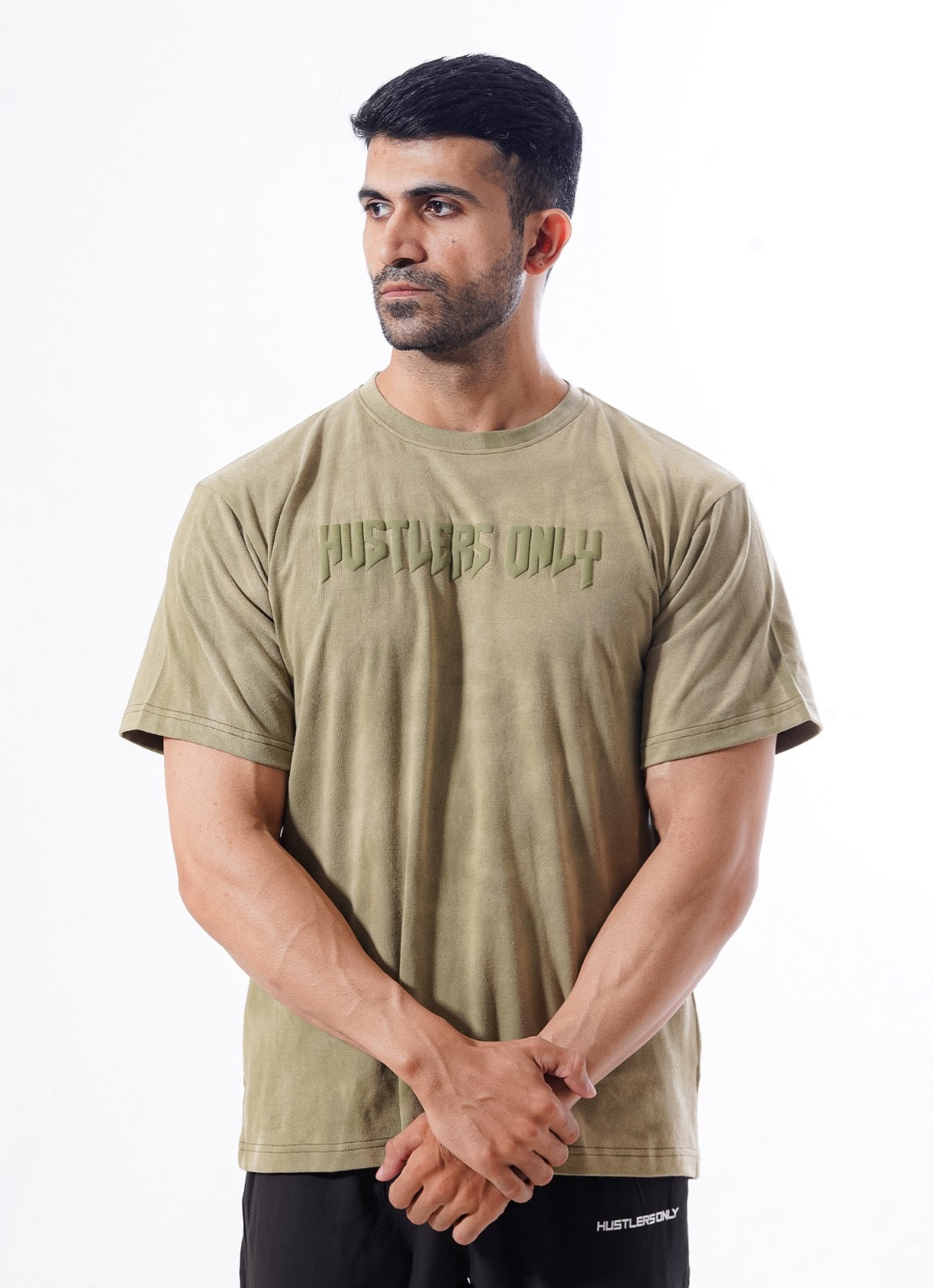 Drippy Acid Wash Green T-shirt For Gym | HustlersOnlyPK