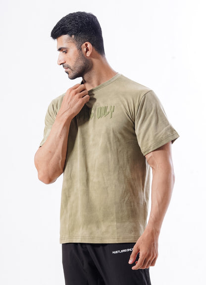 Drippy Acid Wash Green T-shirt For Men | HustlersOnlyPK