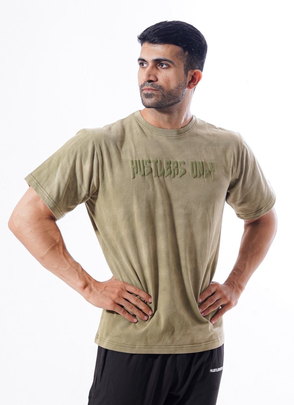 Drippy Acid Wash Green T-shirt For Men | HustlersOnlyPK