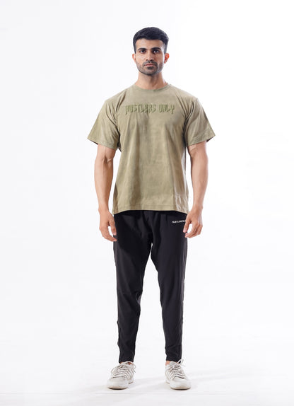 Drippy Acid Wash Green T-shirt For Men | HustlersOnlyPK