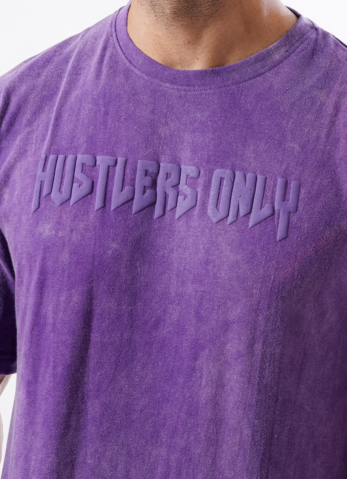 Drippy Acid Wash Purple T-shirt For Men | HustlersOnlyPK
