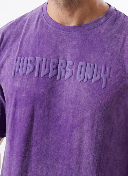 Drippy Acid Wash Purple T-shirt For Men | HustlersOnlyPK