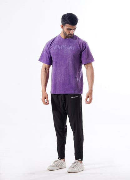 Drippy Acid Wash Purple T-shirt For Men | HustlersOnlyPK