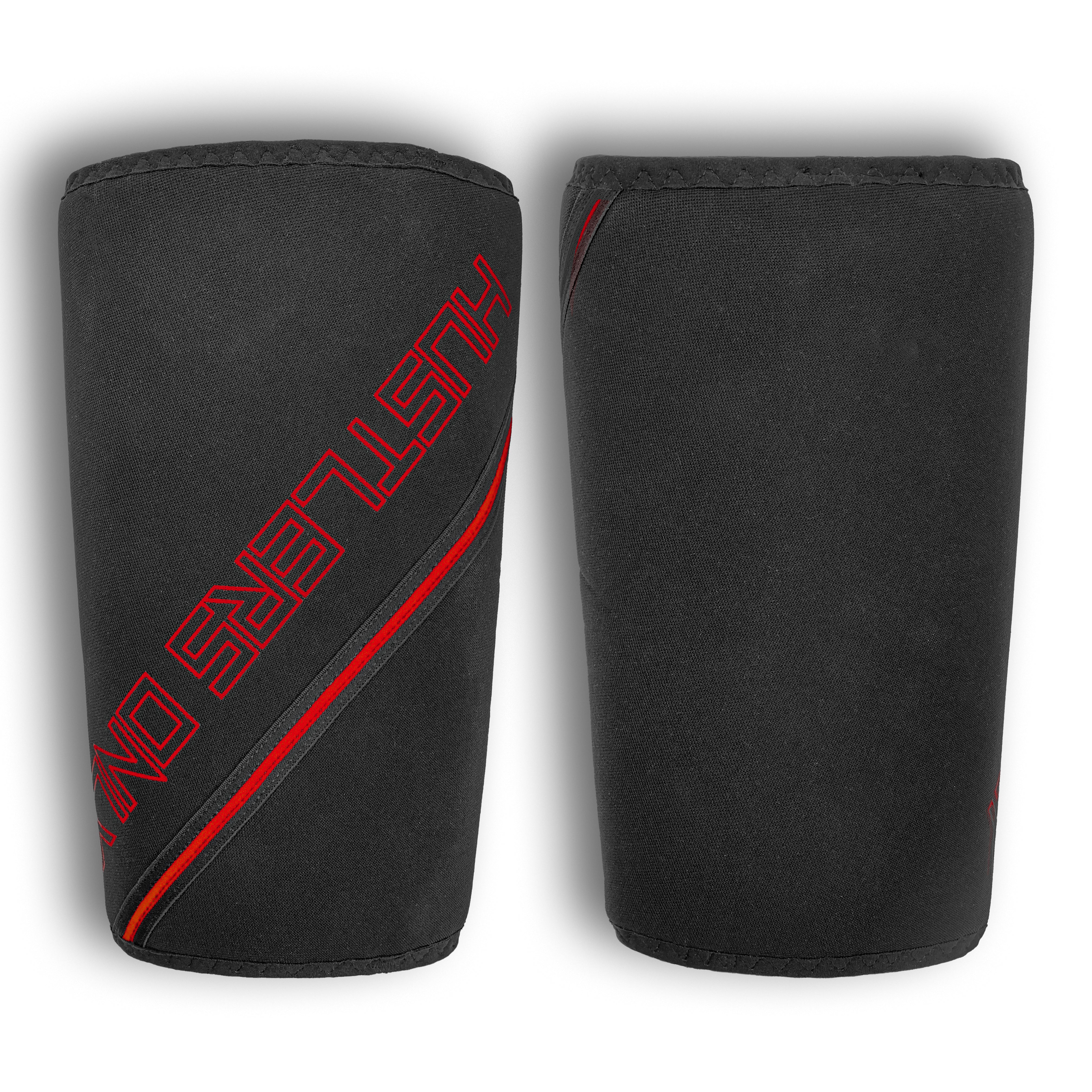 Powerlifting Knee Sleeves - 7mm Red
