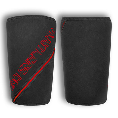 Powerlifting Knee Sleeves - 7mm Red