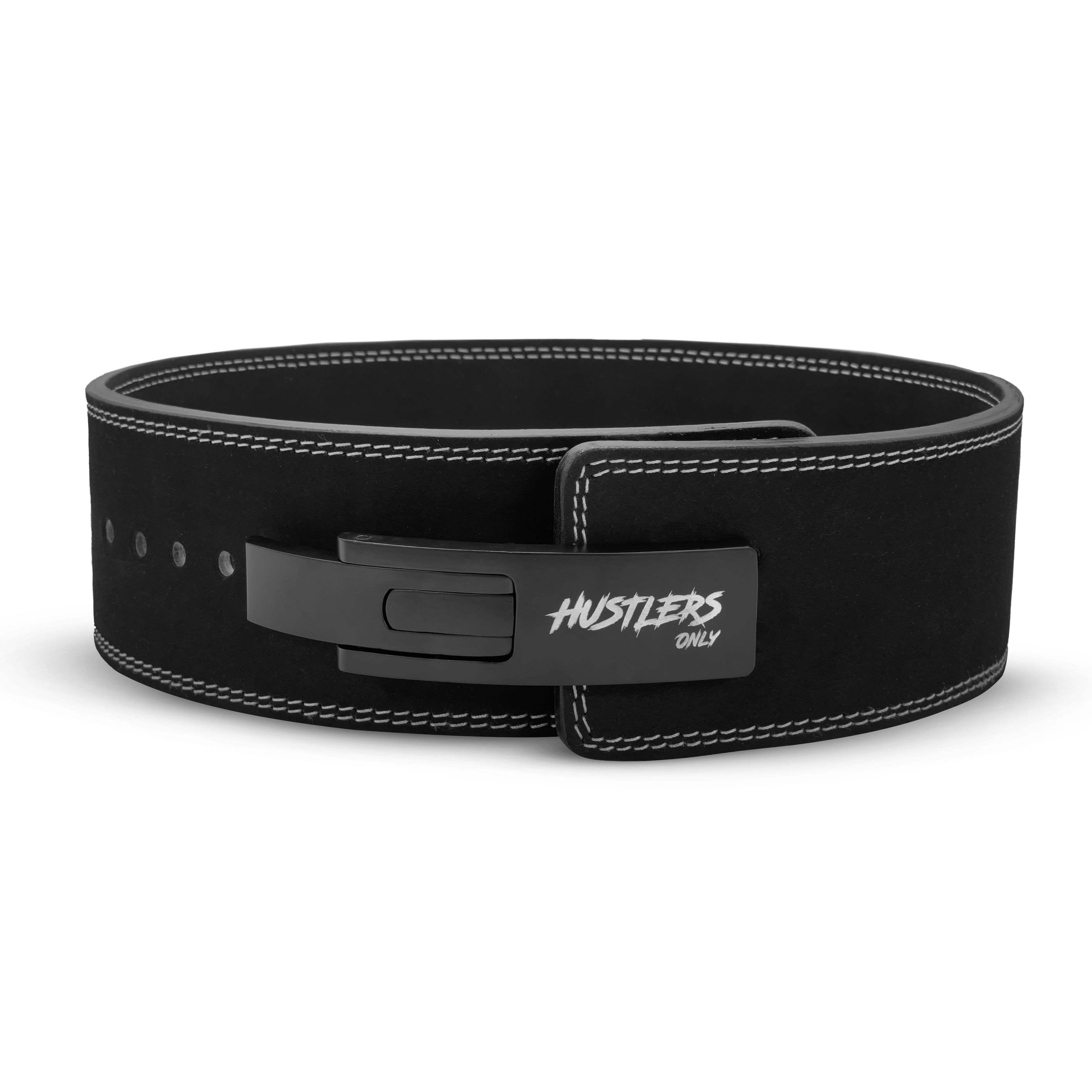 10mm Pro Suede Weightlifting Lever Belt - Black