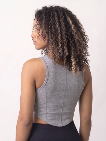 Bling Top - Heather Grey