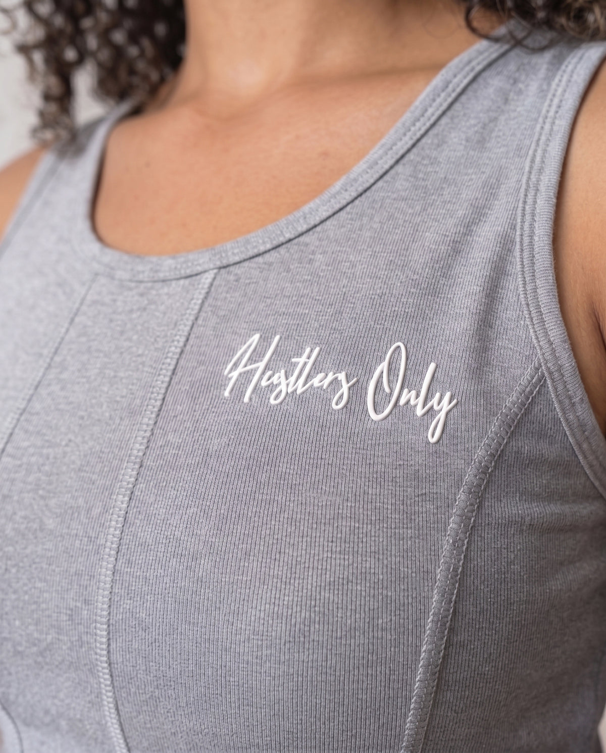 Bling Top - Heather Grey