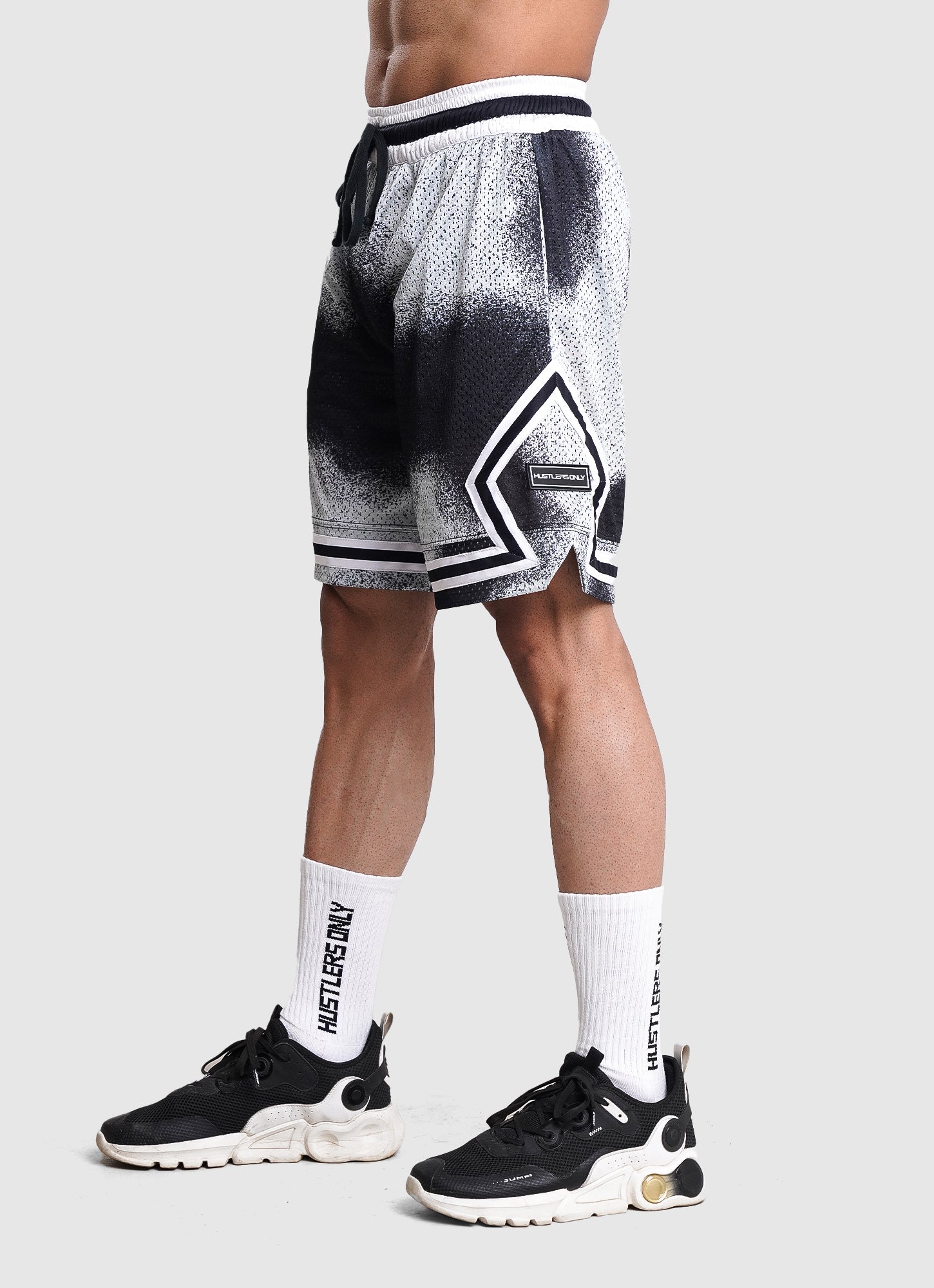 Graffiti Diamond Gym Shorts for Mens | HustlersOnlyPK