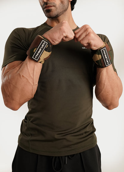 Wrist Wraps - Green Camo