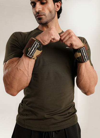 Wrist Wraps - Green Camo