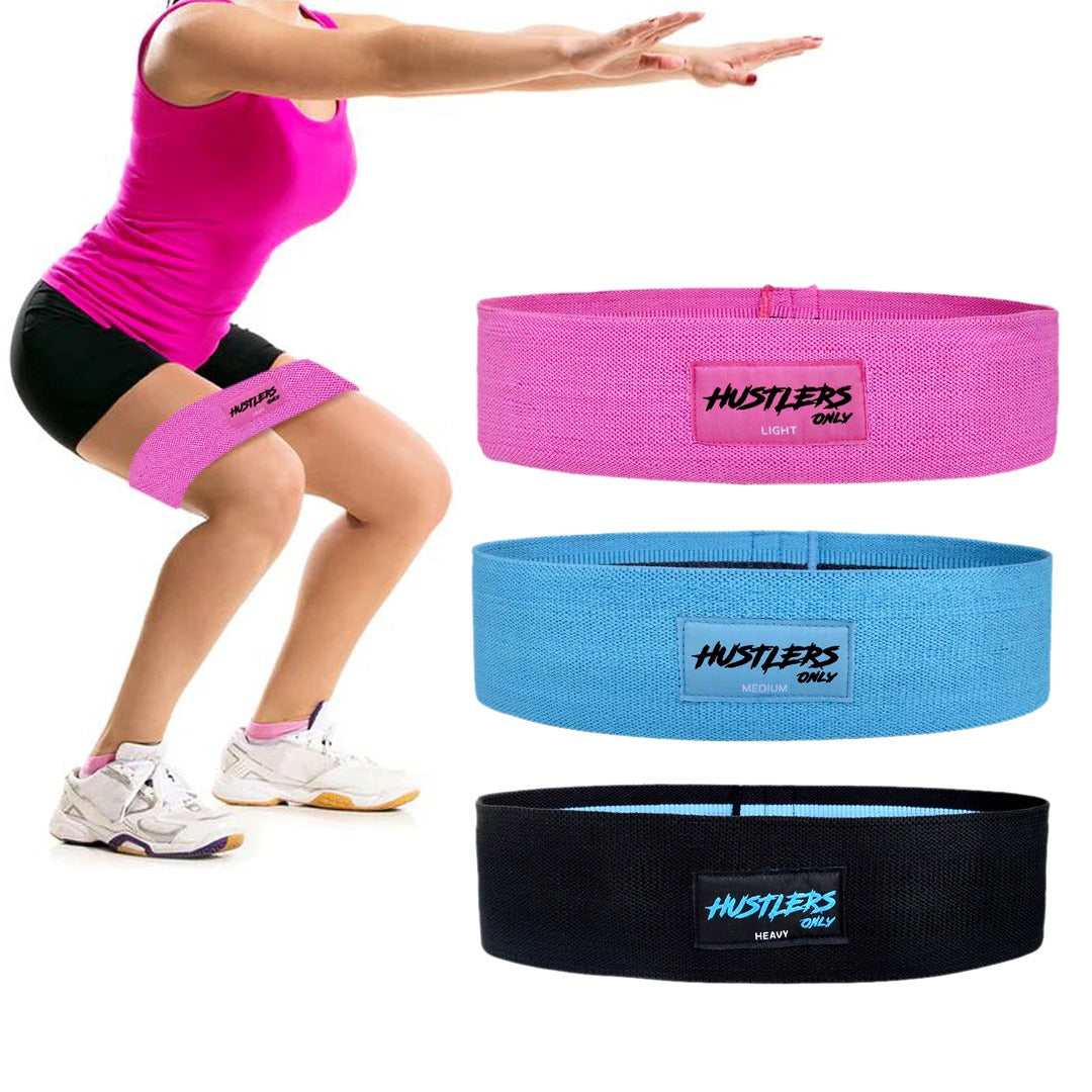 pack of 3 Hip Resistance Bands Set | HustlersOnlyPk