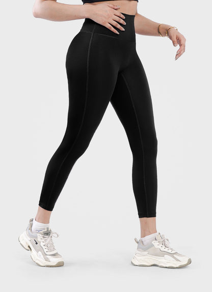 Black Hyperflex Seamless Leggings for Gym | HustlersOnlyPK