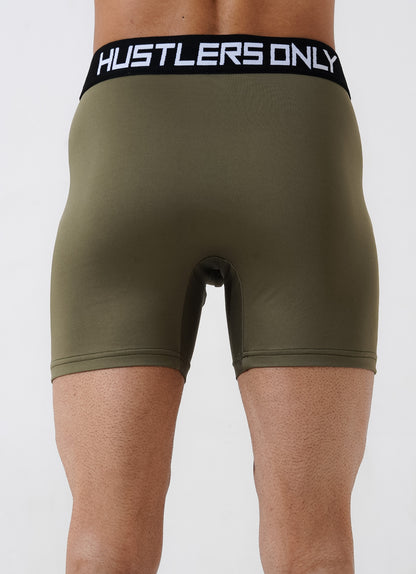 Soft Boxer Briefs - Olive Green