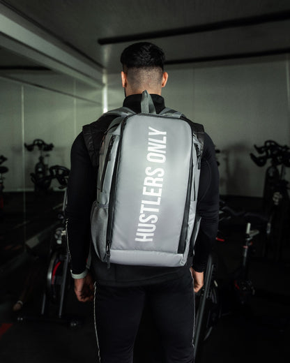 Iconic Grey Backpack | HustlersOnlyPK
