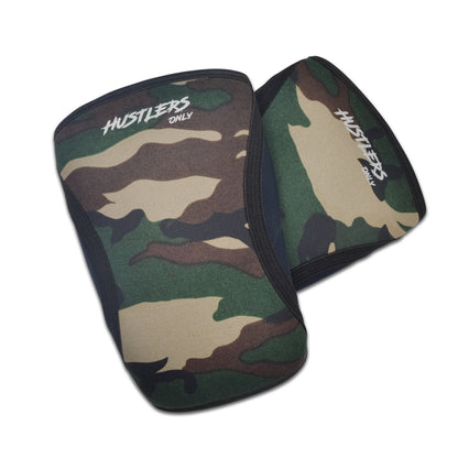 Camo Knee Sleeves 5mm For Powerlifting | HustlersOnlyPK