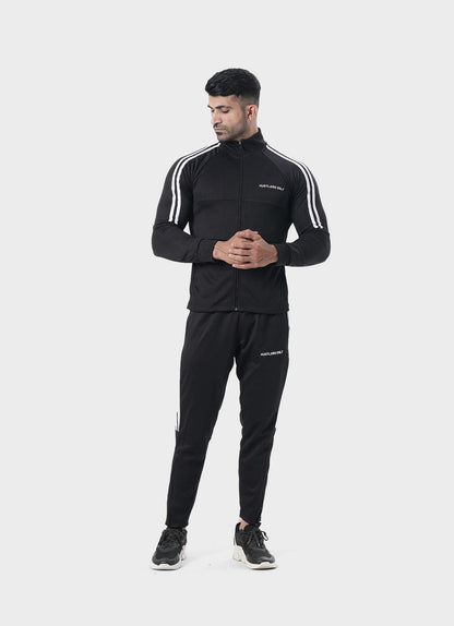 Black Muscle Fit Trouser  for Mens | HustlersOnlyPK