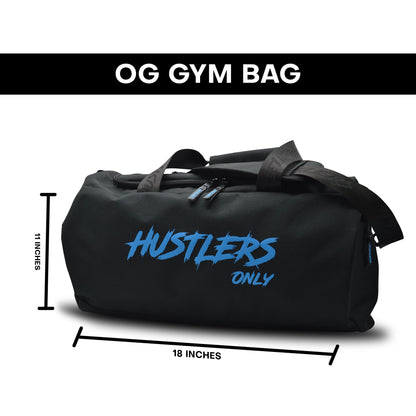 Black OG Gym Duffel Bag | HustlersOnlyPK