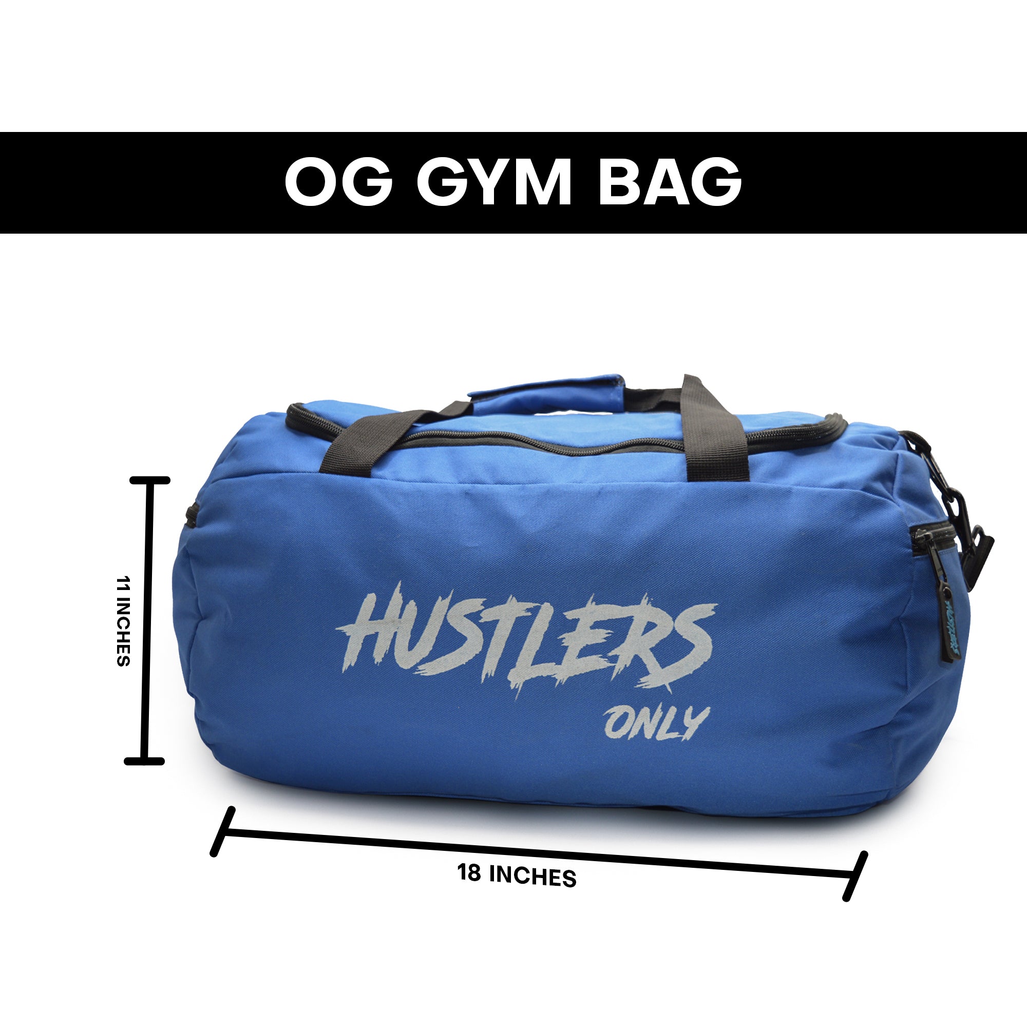 OG Gym Duffel Bag Blue  | HustlersOnlyPK
