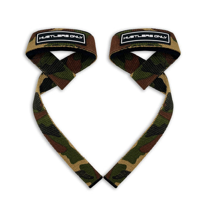 Lifting Straps - Green Camo