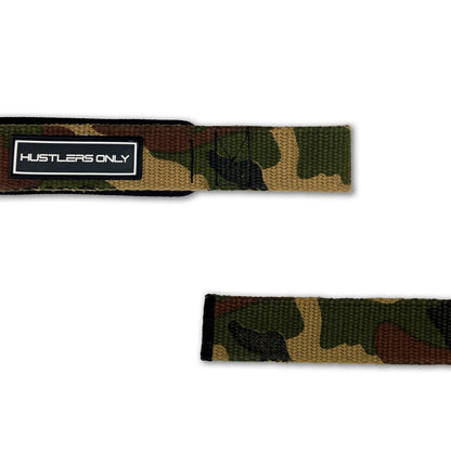 Lifting Straps - Green Camo