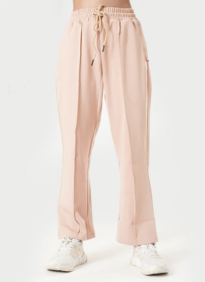 Relaxed Pleated Trouser - Beige