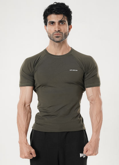 Core Compression T-Shirt - Olive