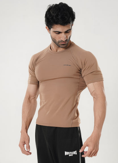 Core Compression T-Shirt - Brown