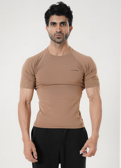 Core Compression T-Shirt - Brown