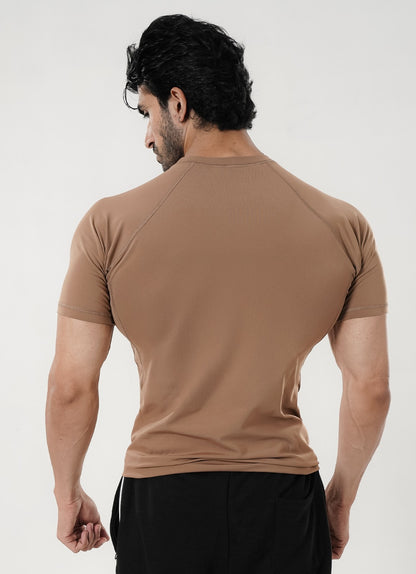 Core Compression T-Shirt - Brown
