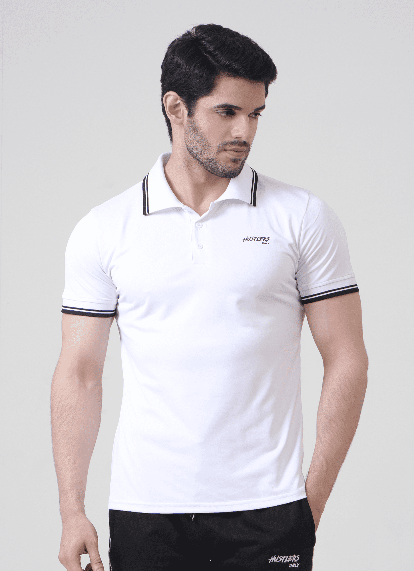 White Polo Shirt For Men | HustlersOnlyPK