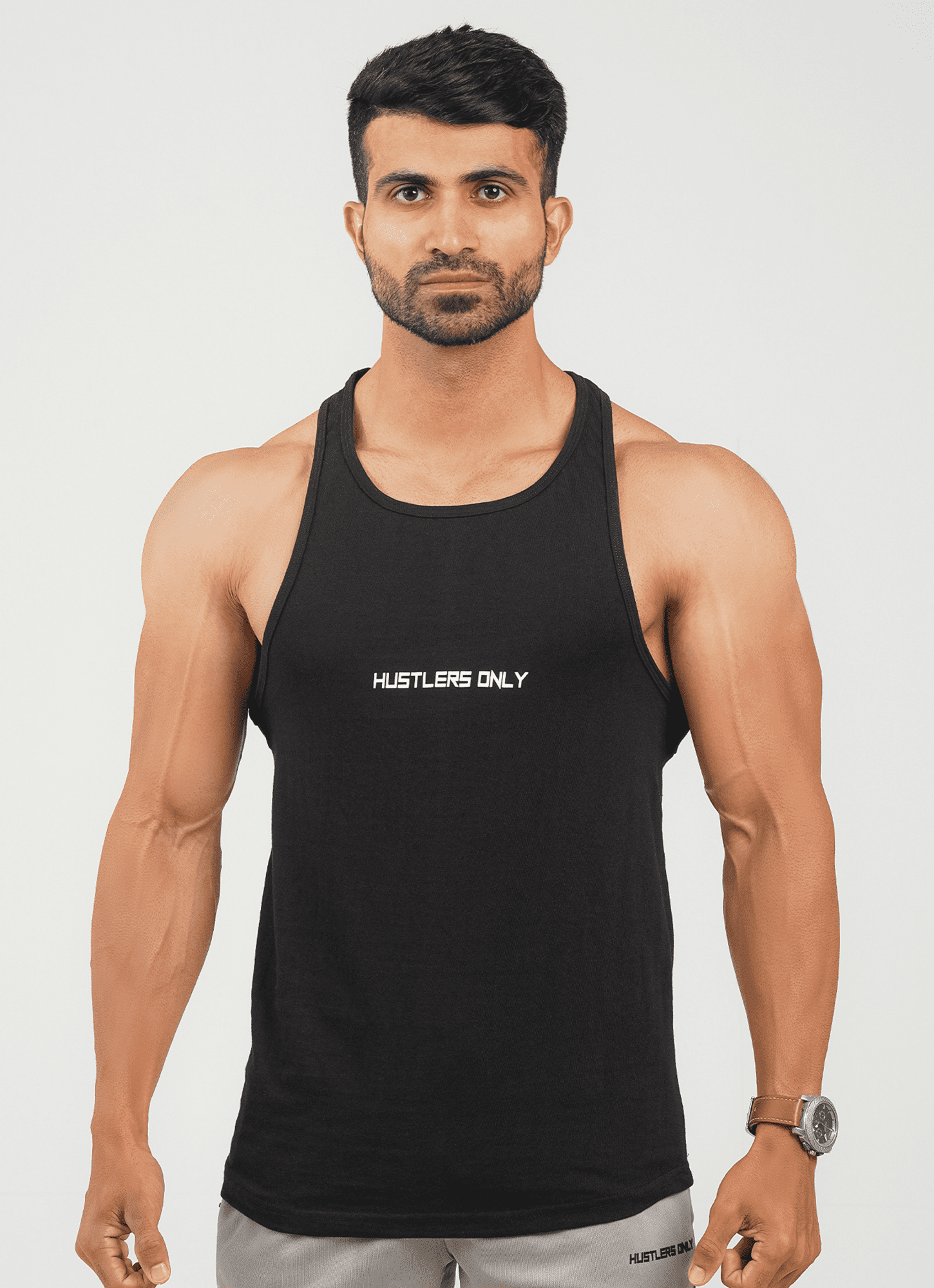 Black Performance Tank for Mens | HustlersOnlyPK