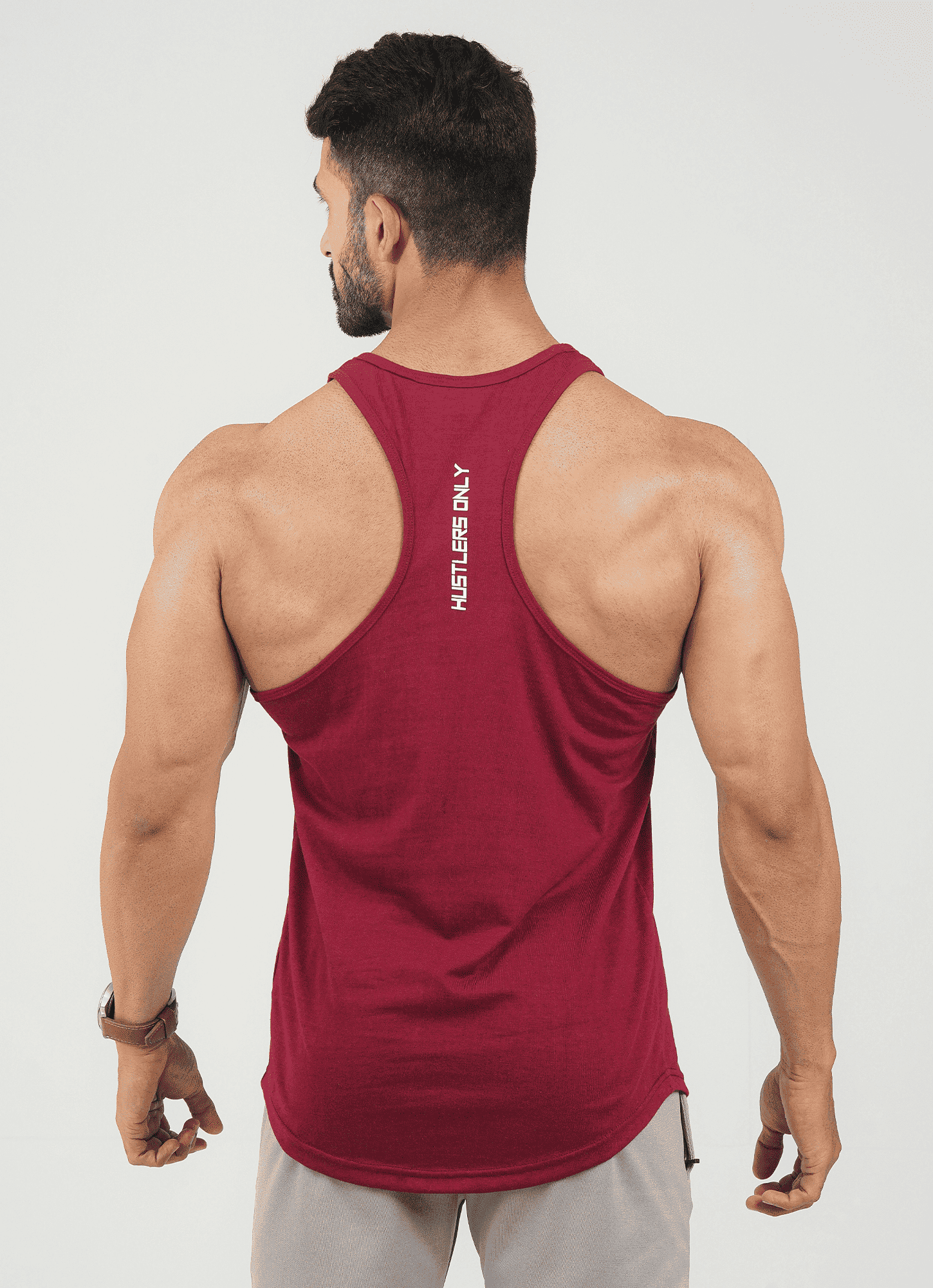 Maroon Performance Tank for Gym | HustlersOnlyPK