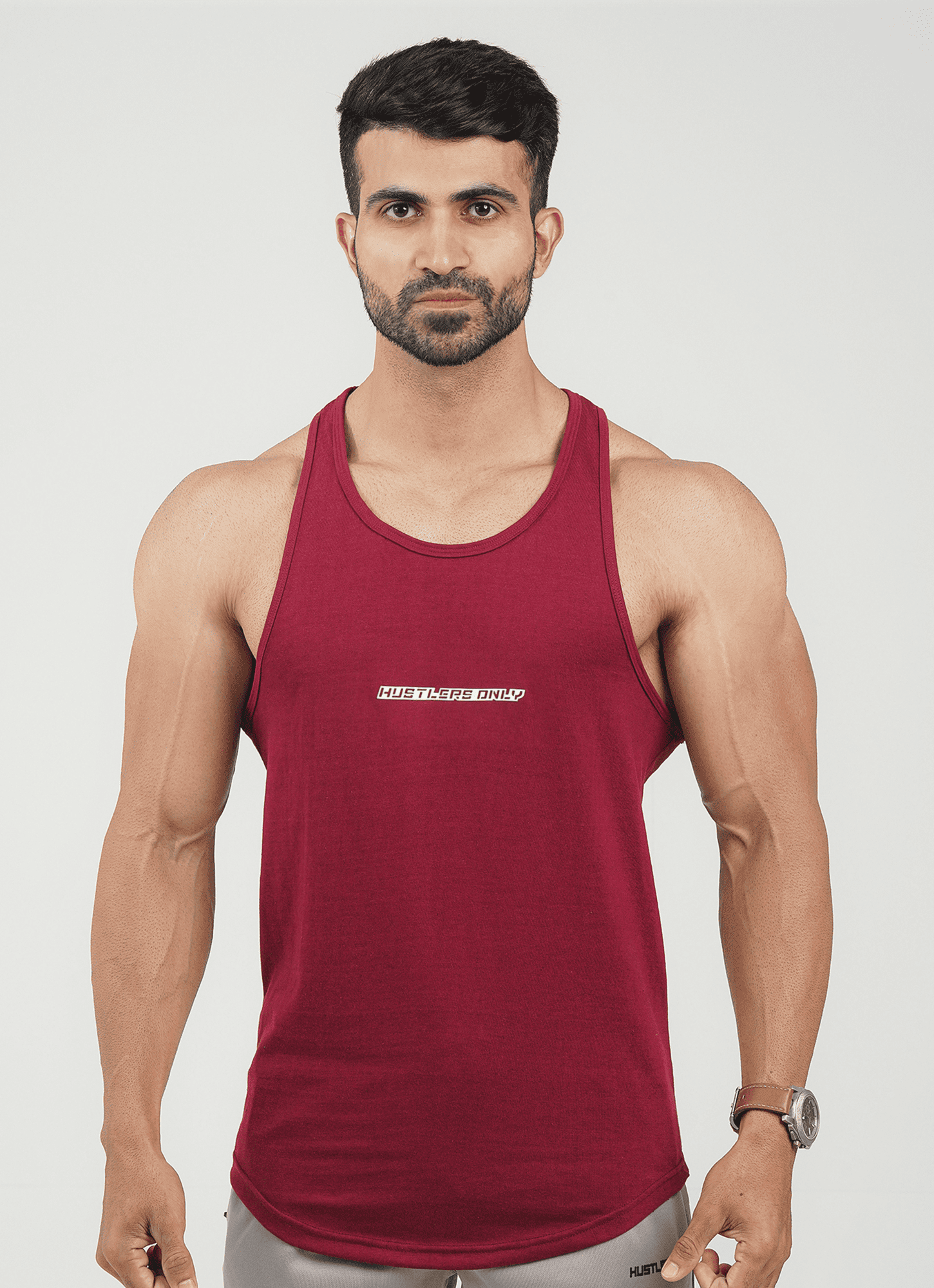 Maroon Performance Tank for Mens | HustlersOnlyPK