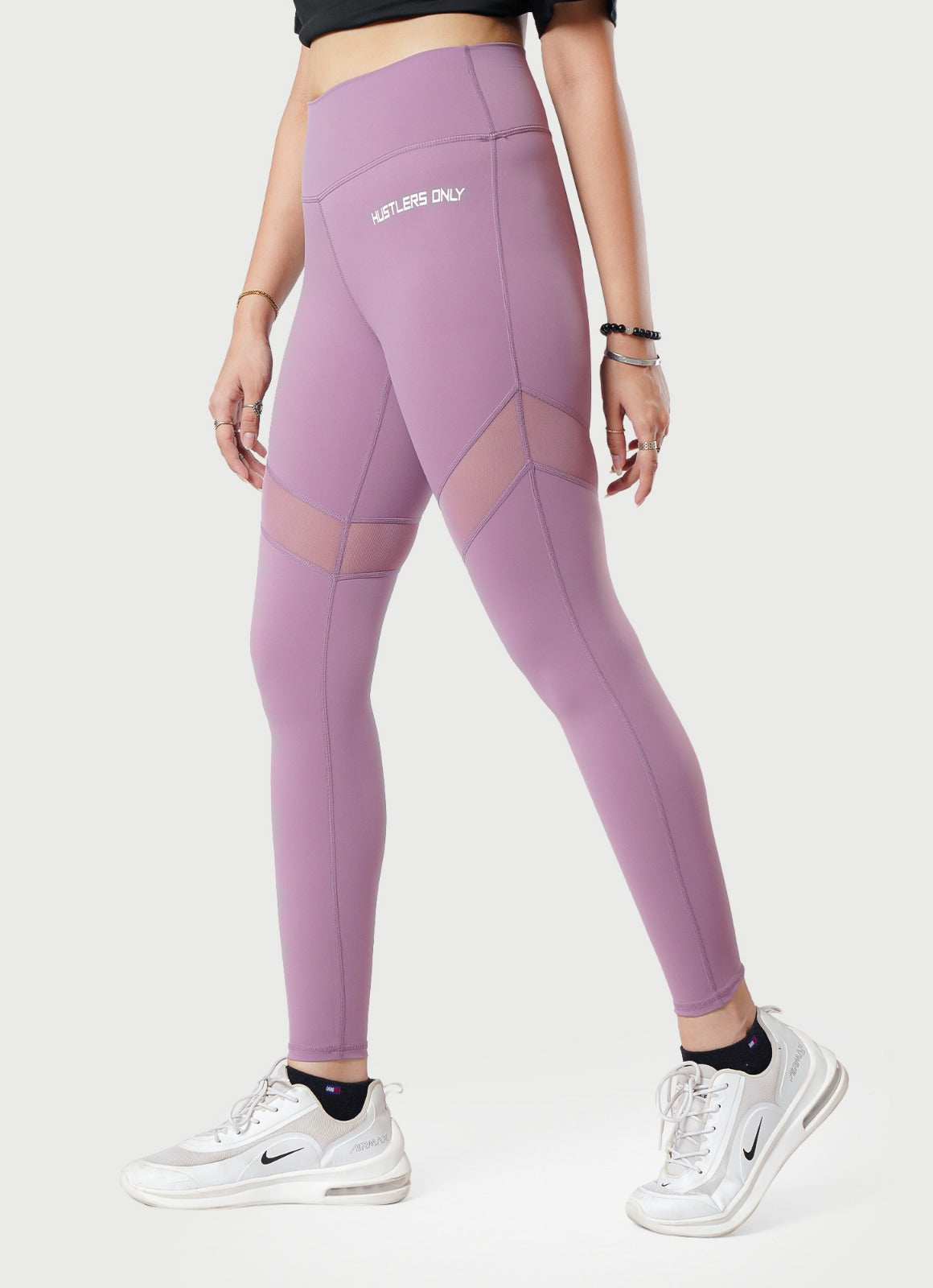 Pink Performance Mesh Leggings for Women | HustlersOnlyPK
