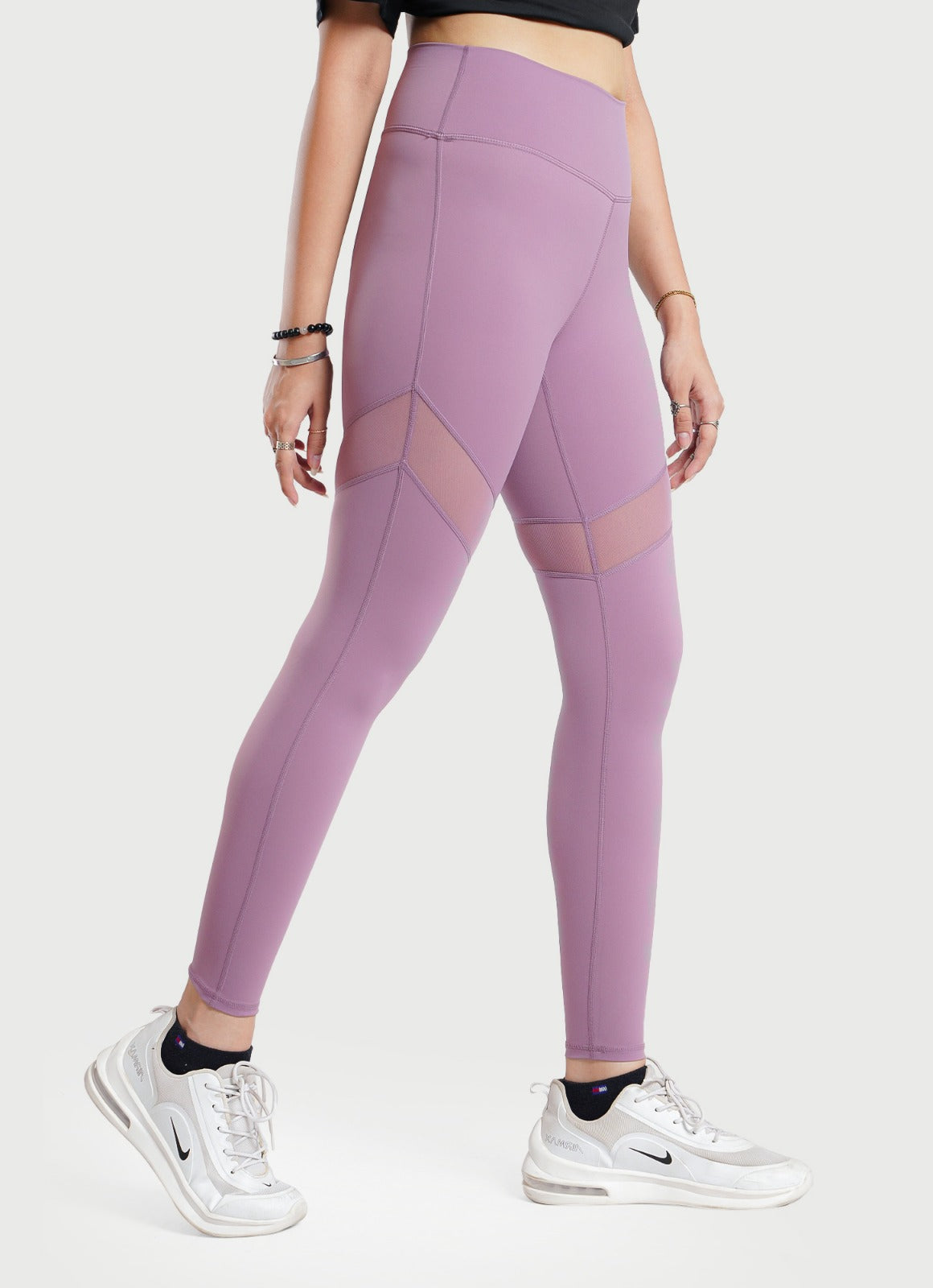 Pink Performance Mesh Leggings for Women | HustlersOnlyPK
