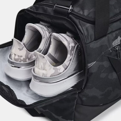 Pursuit Black Camo Gym Duffel Bag with Shoe Compartment | Hustlers Only PK