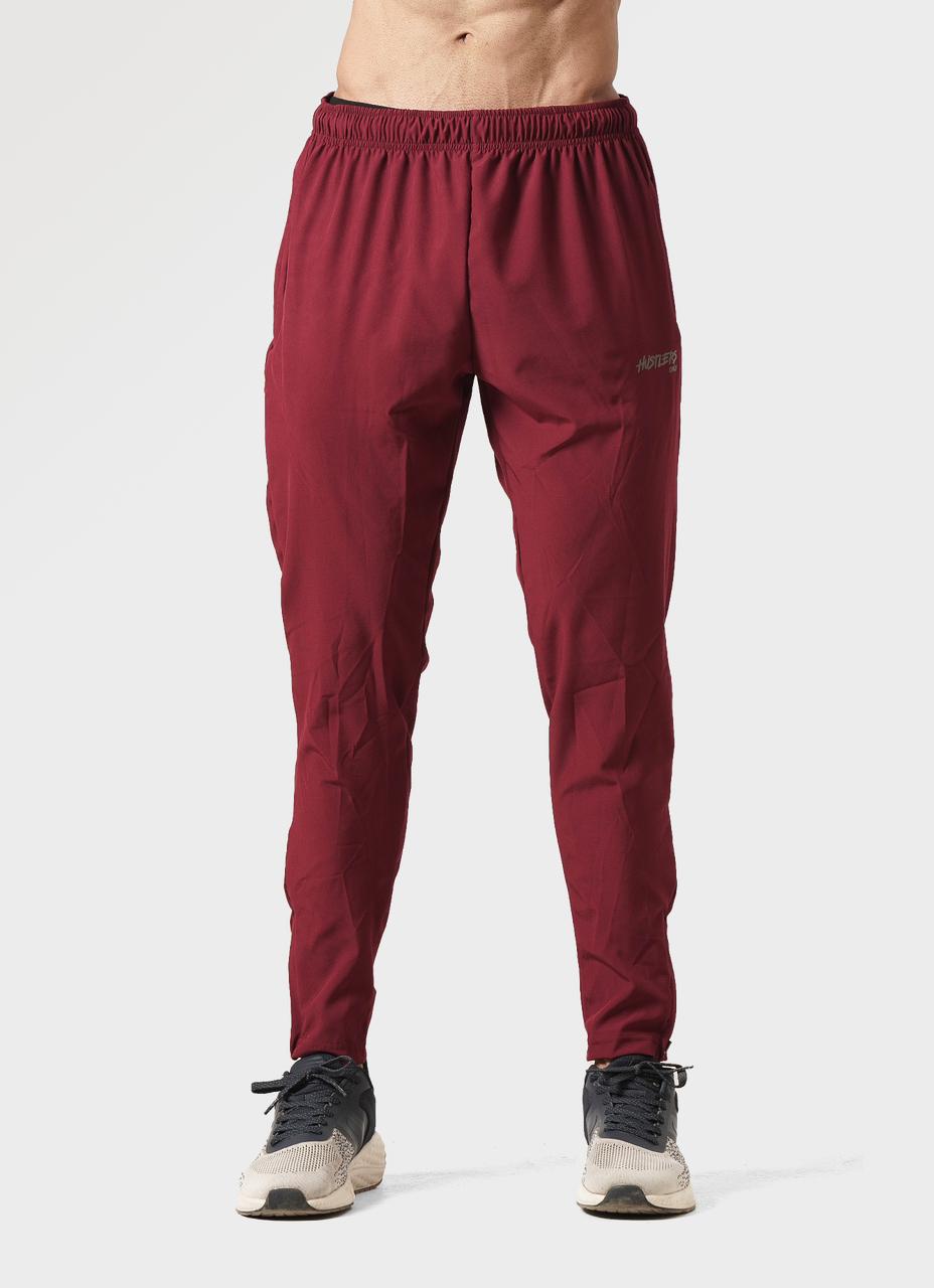 Quick Dry Joggers Burgundy for Mens | HustlersOnlyPK