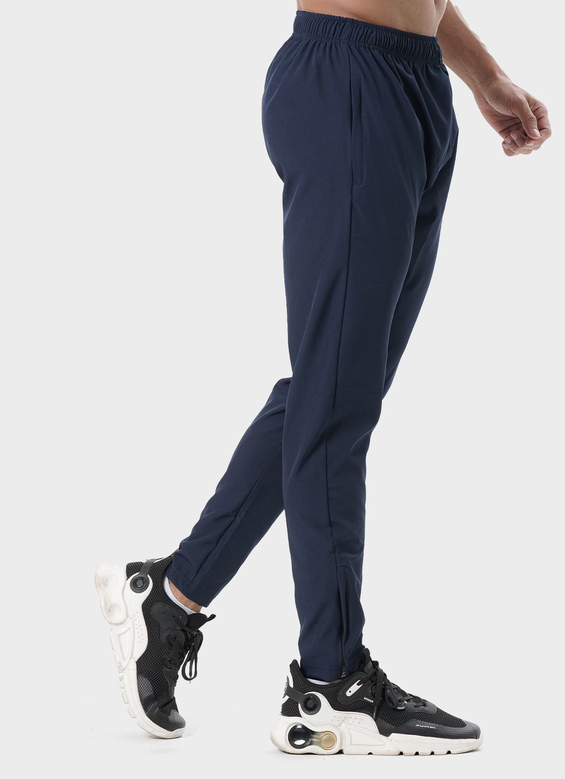 Quick Dry Navy Joggers for Mens | HustlersOnlyPK