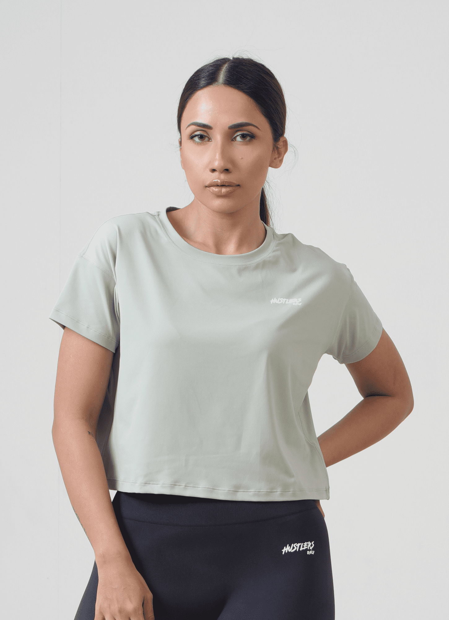 Green Rush Crop T-Shirt for Women | HustlersOnlyPK