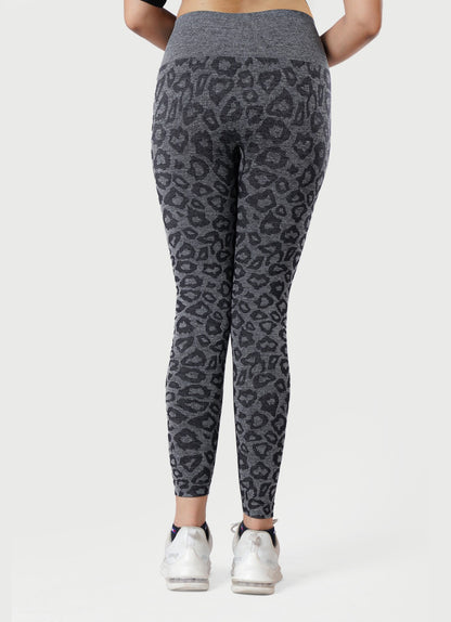 Safari Seamless Leggings Gray For Women | HustlersOnlyPK