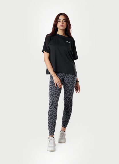 Safari Seamless Leggings Gray For Women | HustlersOnlyPK