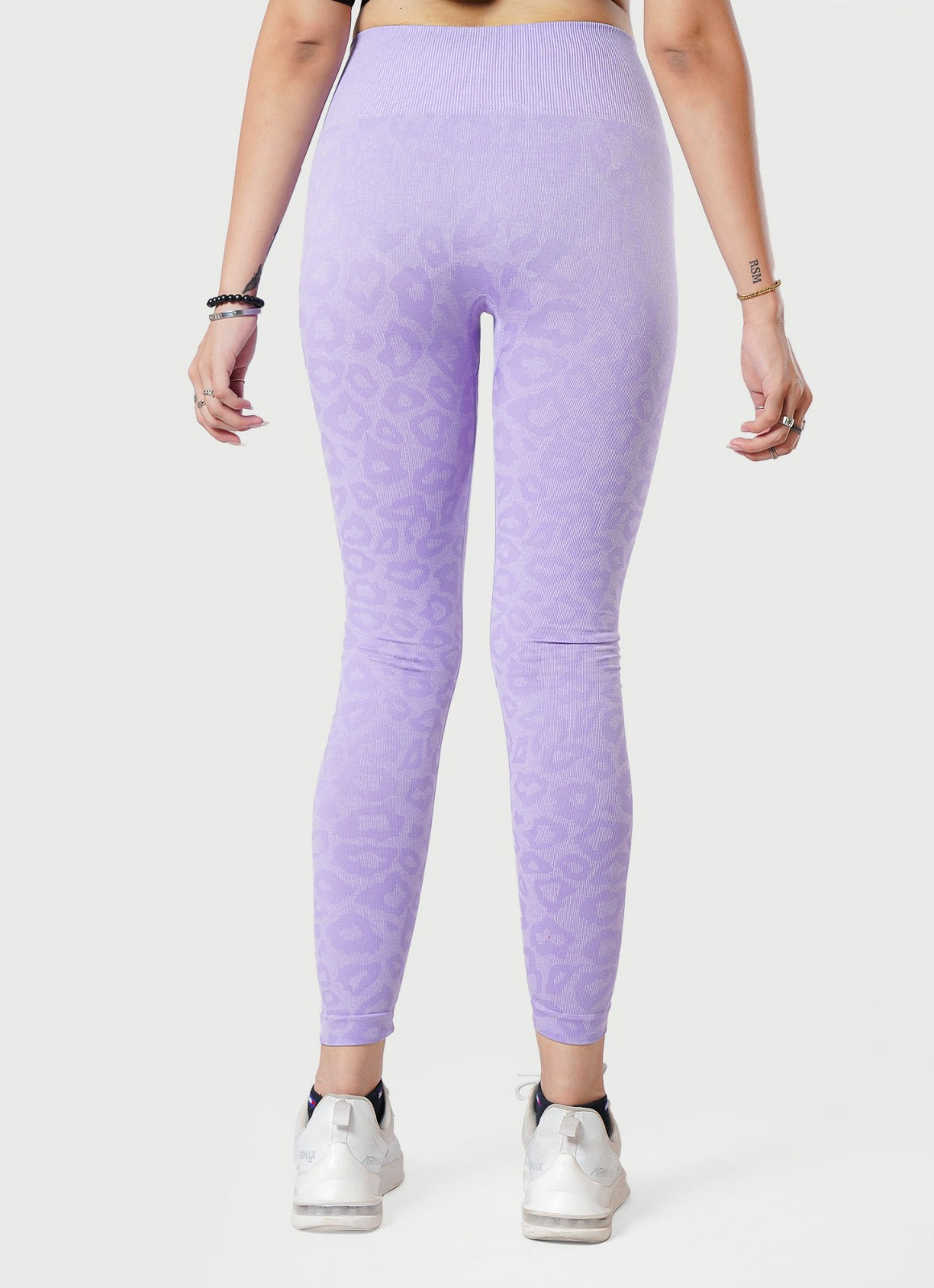 Safari Seamless Leggings Lavender For Women | HustlersOnlyPK
