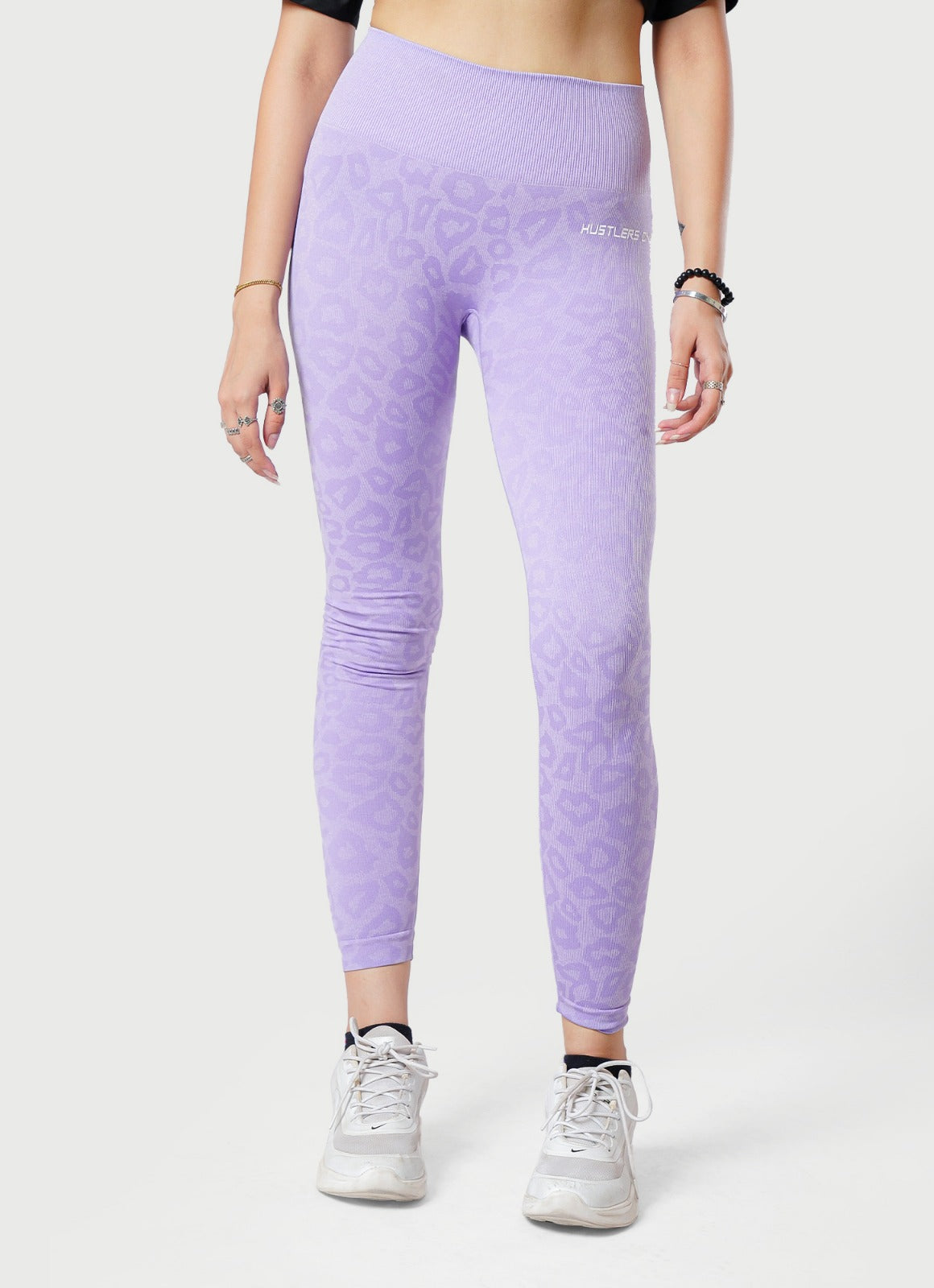 Safari Seamless Leggings Lavender For Women | HustlersOnlyPK